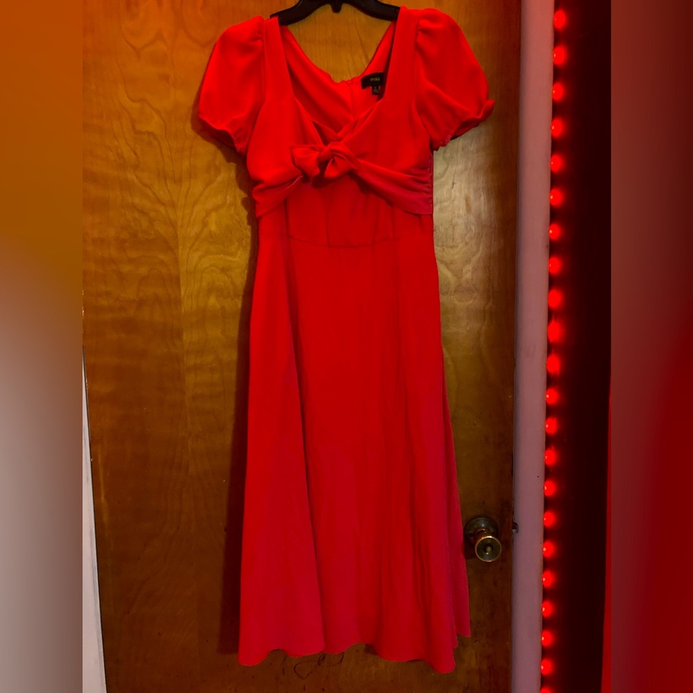 Red dress has only been worn twice
